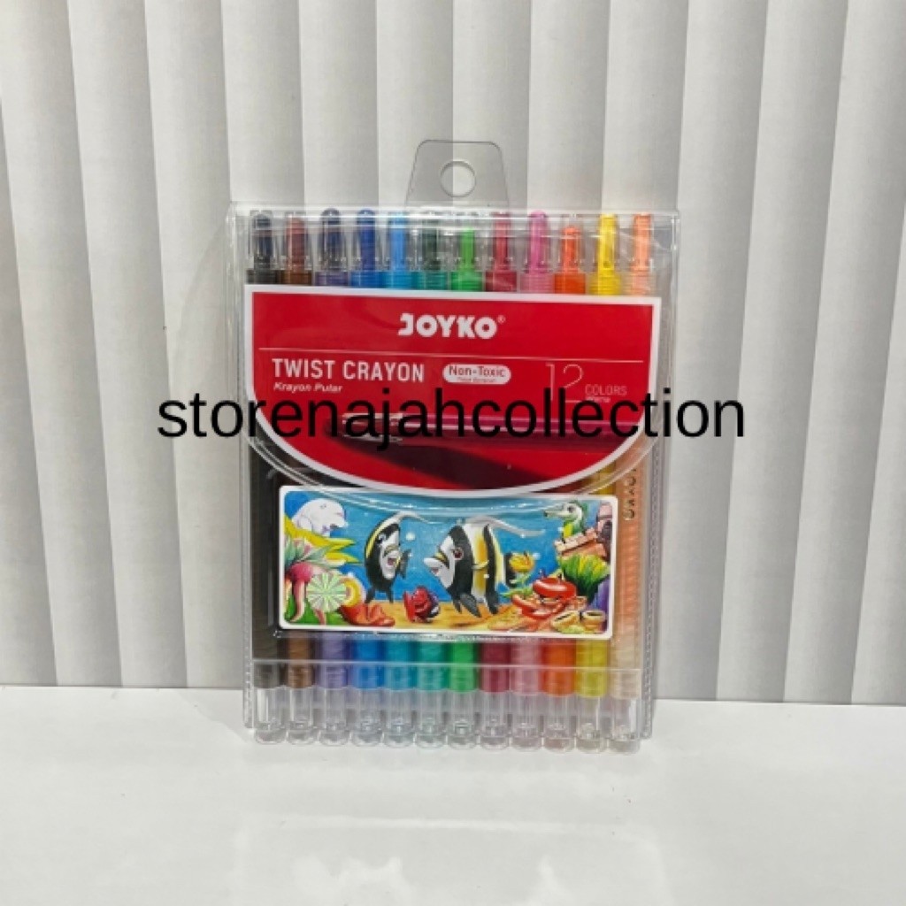 Krayon Putar Joyko 12 Warna
