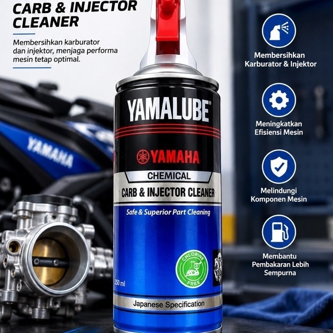 YAMALUBE Chemical Carb & Injector Cleaner 250 ml Pembersih Karburator & Injektor