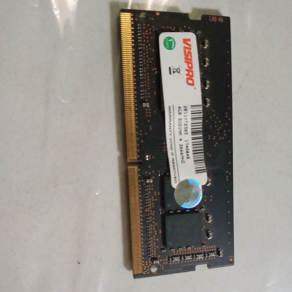 ddr4  pc4 2666 visipro  kondisi normal