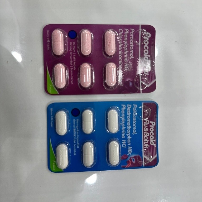 PROCOLD FLU DAN PROCOLD FLU&BATUK 4TABLET