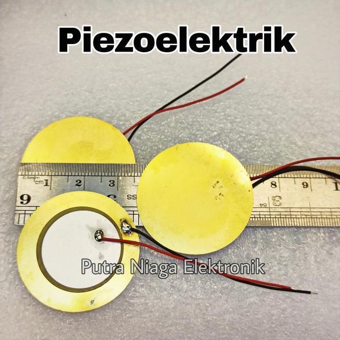 PIEZO ELECTRIC 35MM LENGKAP DENGAN KABEL 15CM BUZZER ELEKTRIK PASSIF