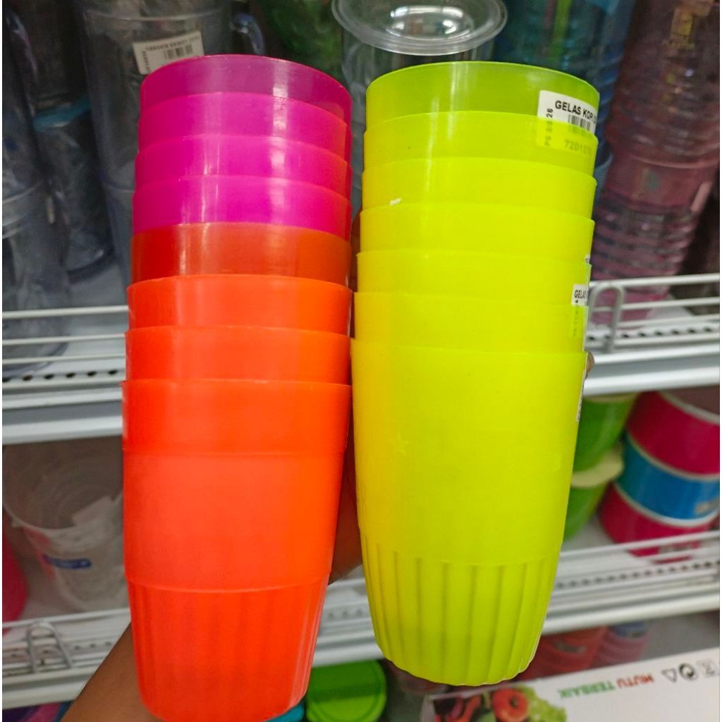 Gelas Plastik HS 9/Gelas Flo