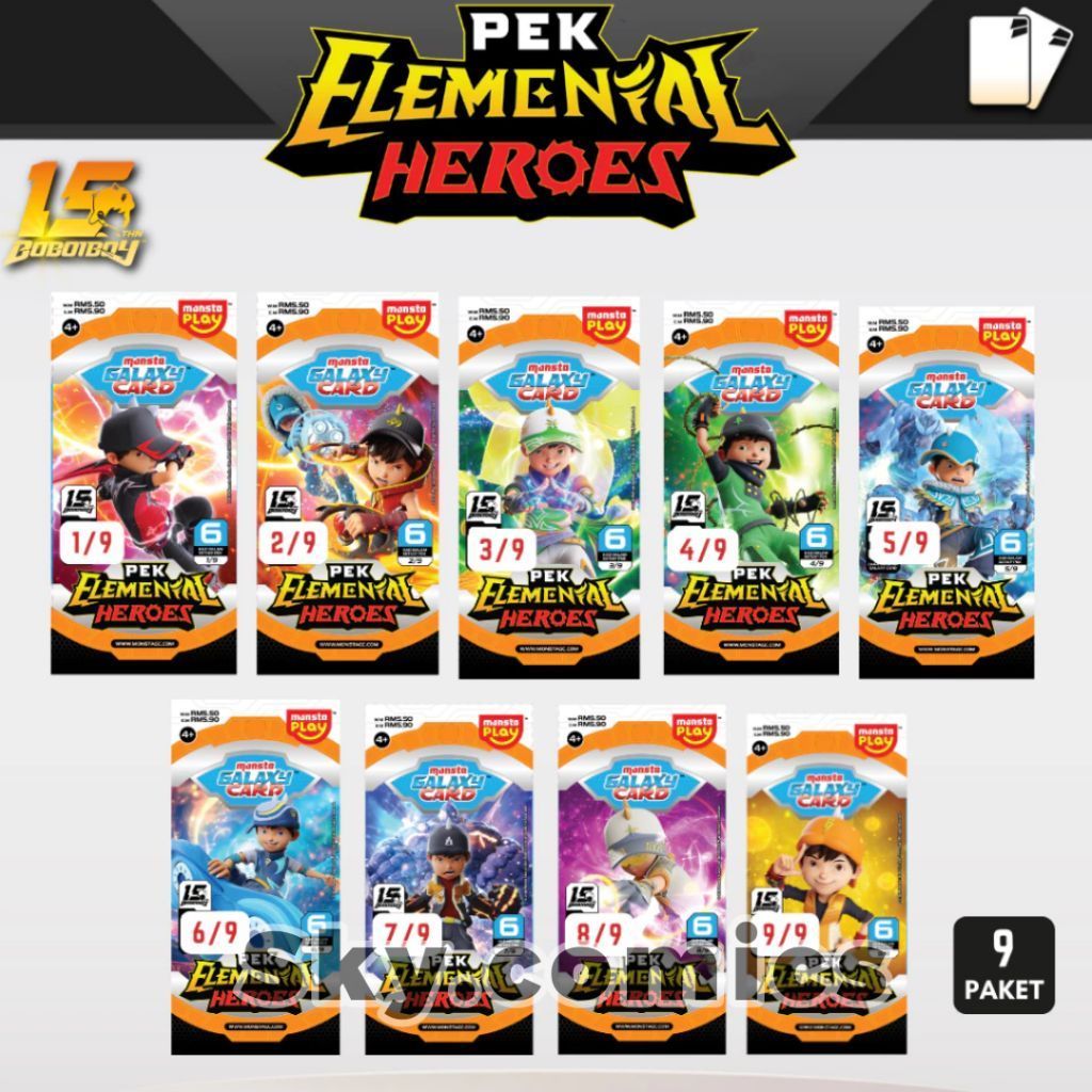 [SATUAN] PEK ELEMENTAL HEROES BOBOIBOY GALAXY CARD