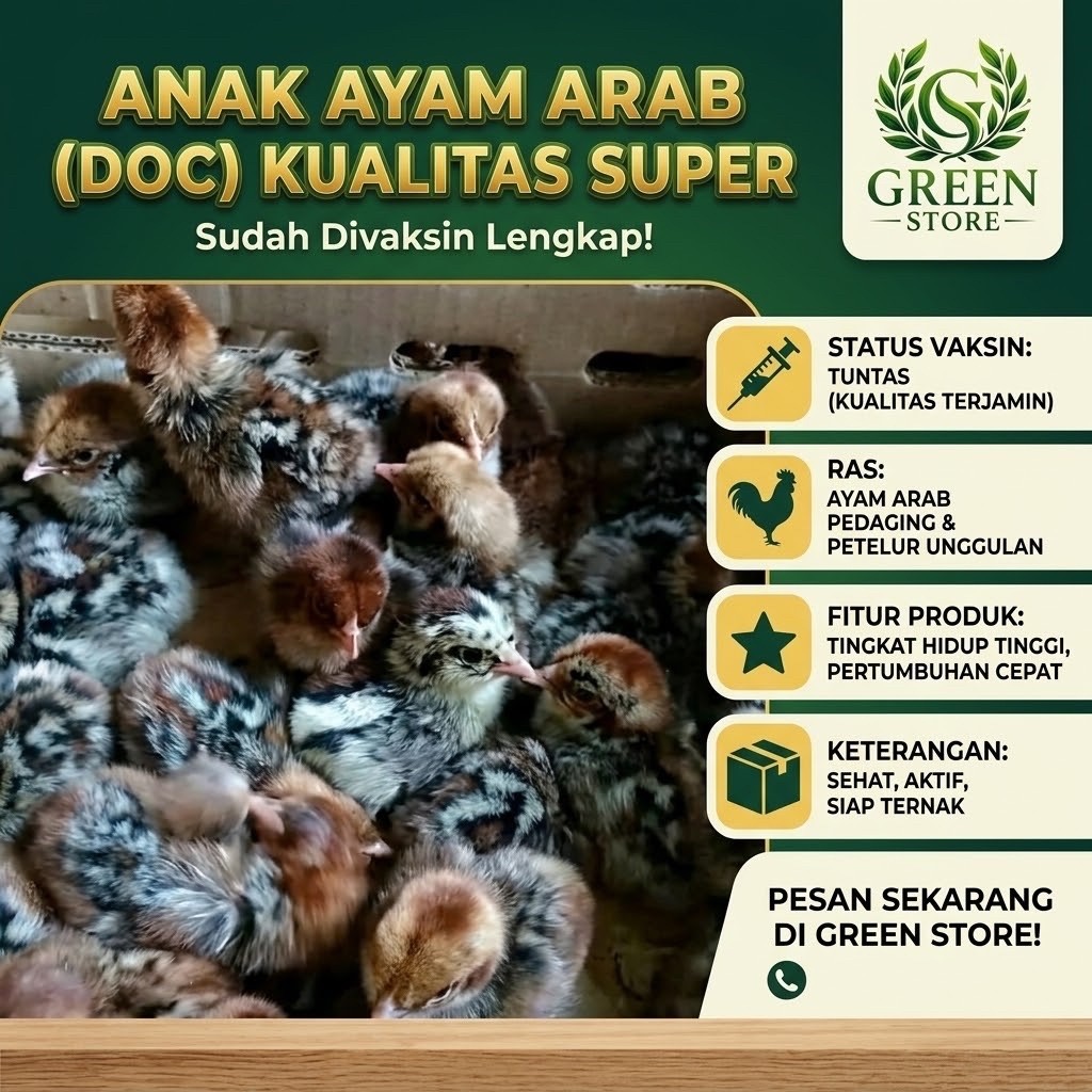 DOC ANAK AYAM ARAB