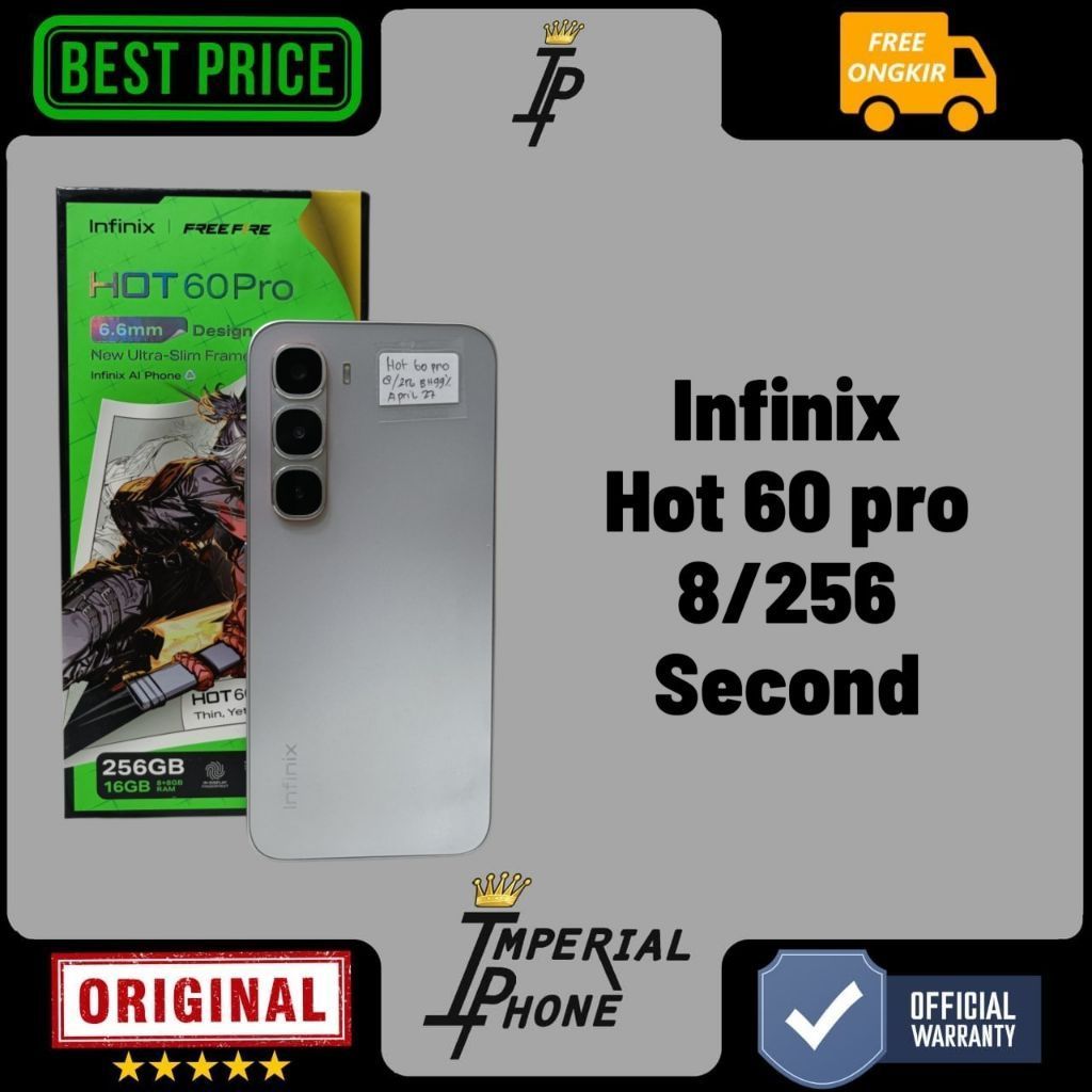 infinix hot 60 pro 8/256 second