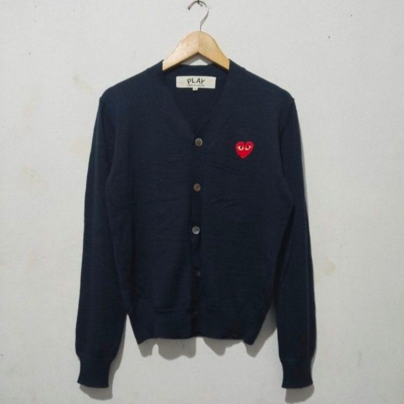PLAY COMME DES GARCONS KNIT CARDIGAN SECOND BRANDED