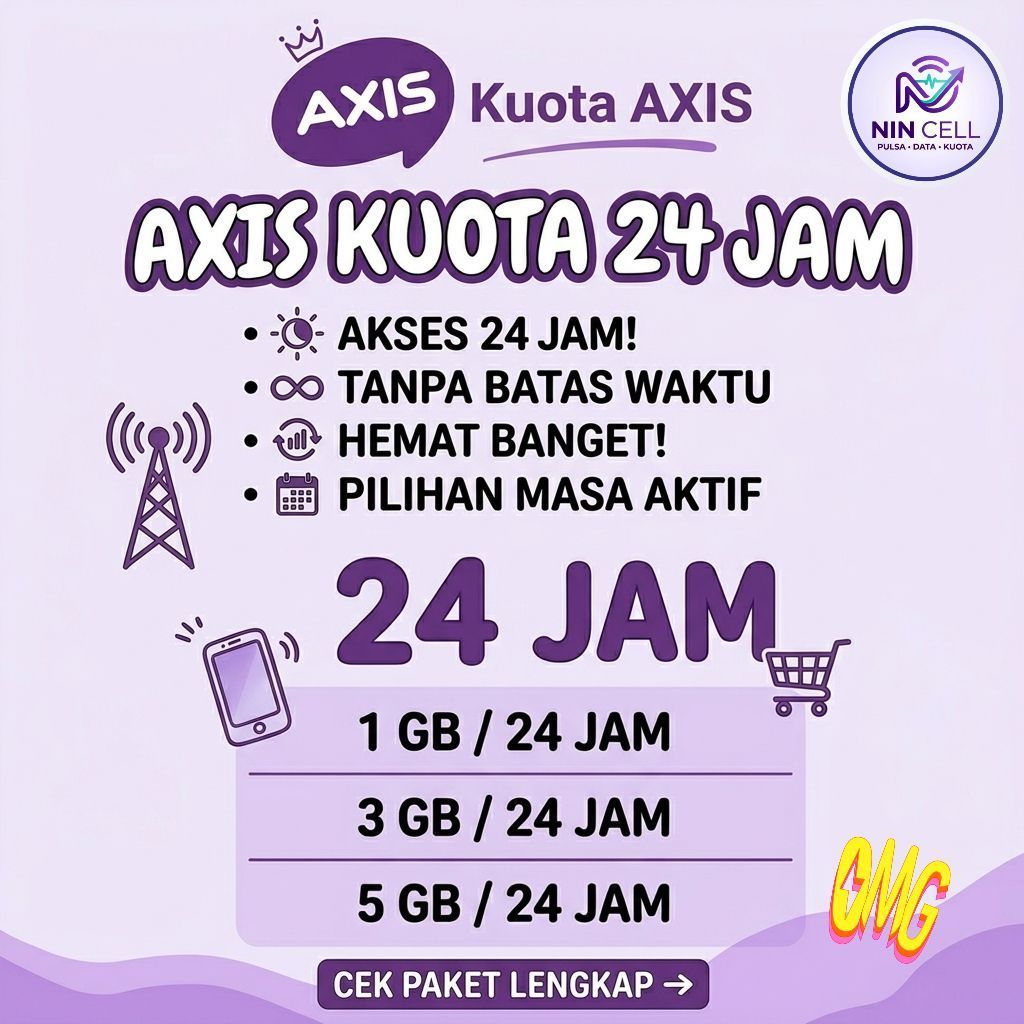 Axis Bronet Paket Data Harian & Bulanan Full 24 Jam