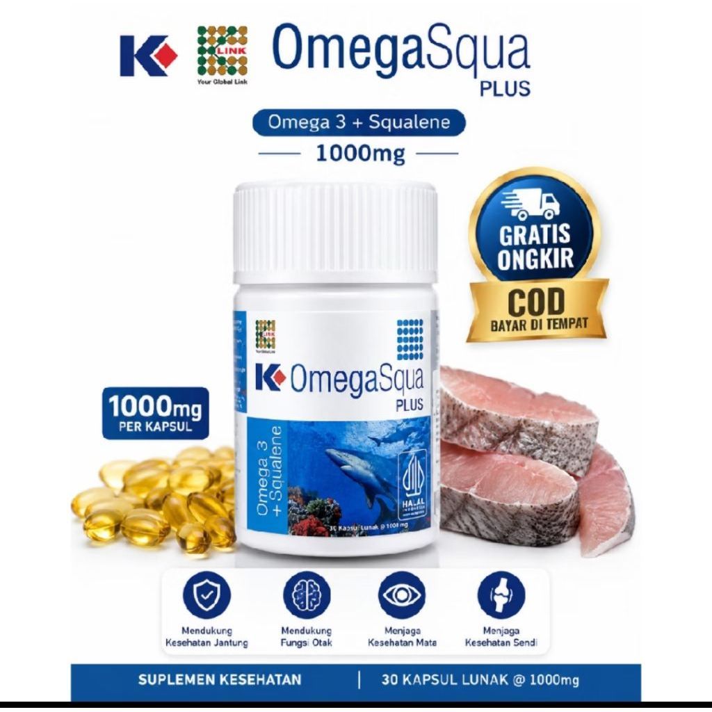 K-OMEGA SQUA PLUS OMEGA-3 - K link Omega Squa Plus