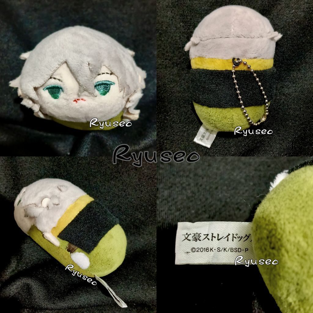 {READY} Boneka Anime Bungo Stray Dogs BSD Mochi Mascot - Fukuzawa Yukichi bag charm gantungan kunci 