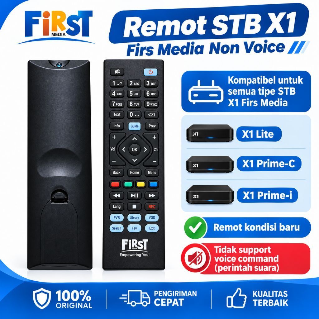 Remot STB Firsmedia X1 Lite X1 Prime-C X1 Prime-i Non Voice