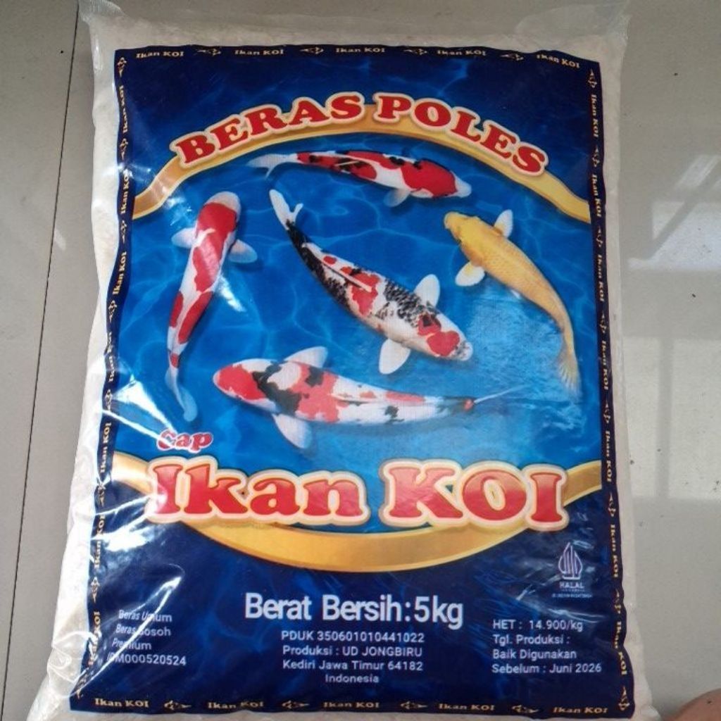 BERAS PREMIUM IKAN KOI EDOZZ SPHP