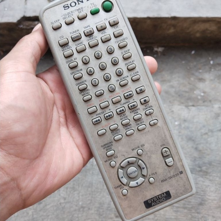REMOT SONY SYSTEM AUDIO RM-SV235