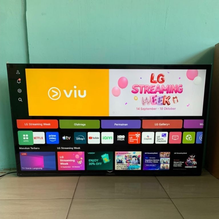 LED/LCD TV LG 43inch SMART TV DIGITAL TV SECOND ORIGINAL EX KANTOR
