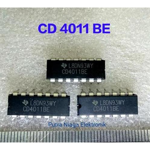 IC CD4011BE DIP 14 PIN / CD4011 / TC4011 / HEF4011 / HCF4011
