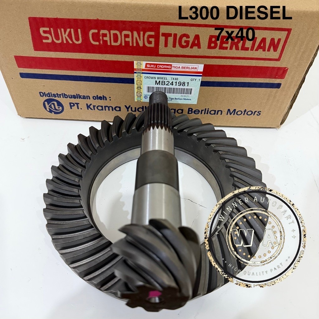 GEAR SET GIGI GARDAN MITSUBISHI L300 DIESEL L039 7X40