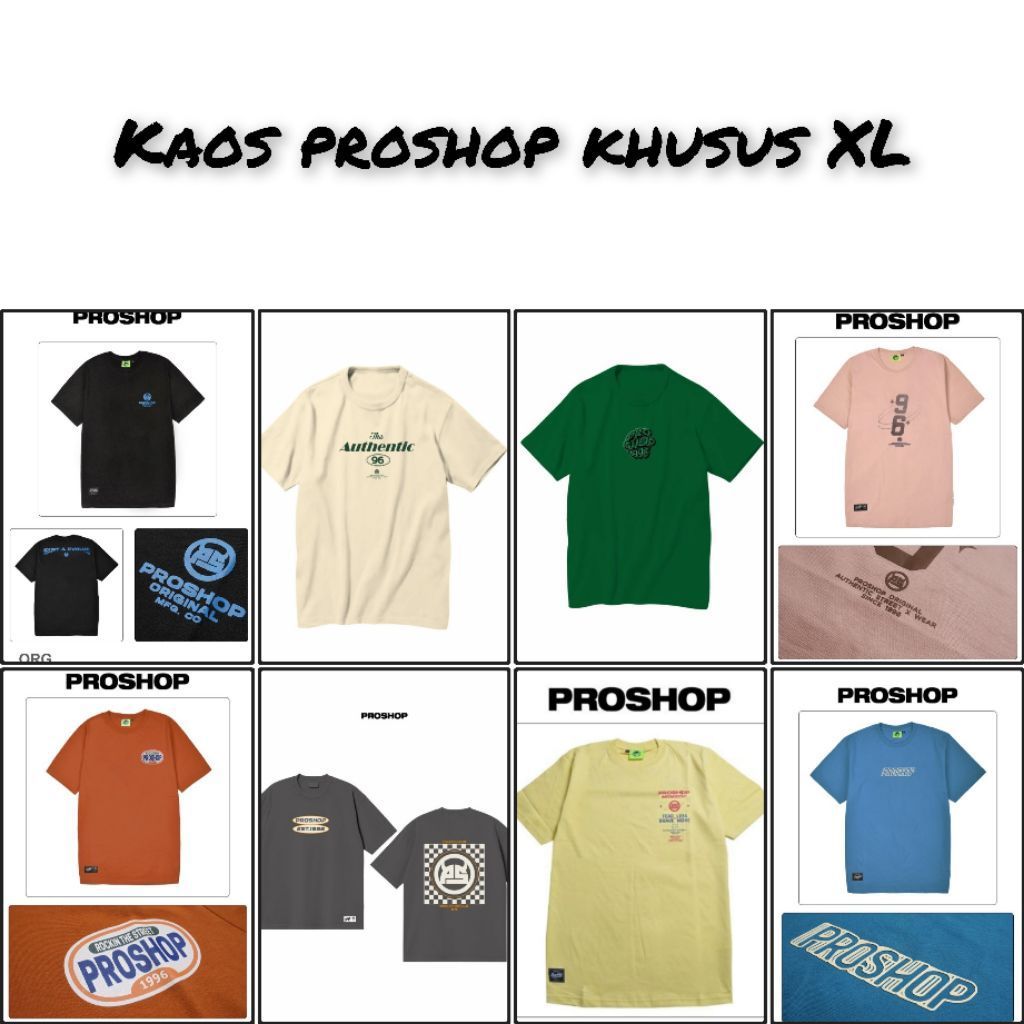 KAOS PROSHOP ORIGINAL | KAOS PENDEK PROSHOP