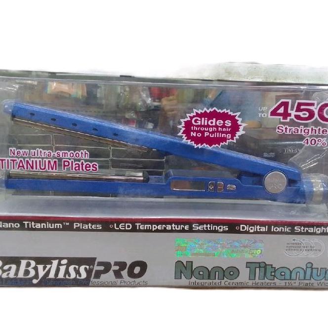 Catok Babyliss Pro Nano Titanium Plat Sedang