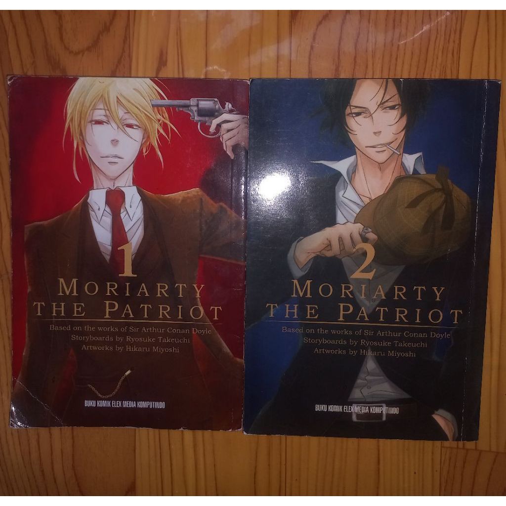 Buku Komik Moriarty The Patriot bahasa Indonesia Volume 1 dan 2  Set