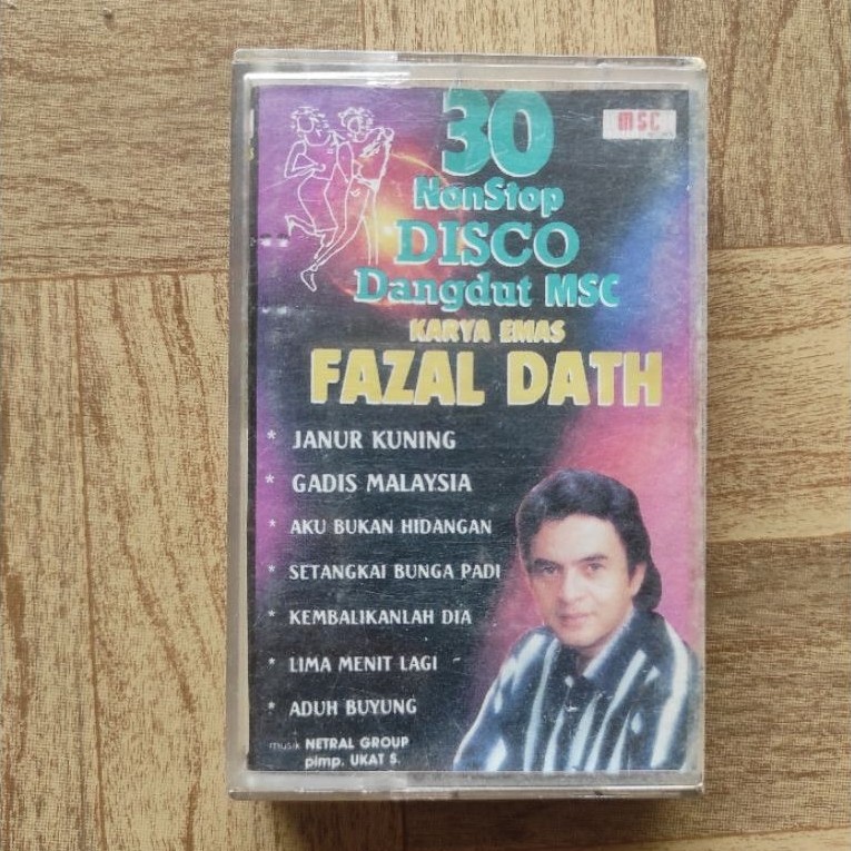 Kaset pita 30 NonStop Disco Dangdut MSC Karya Emas Fazal Dath