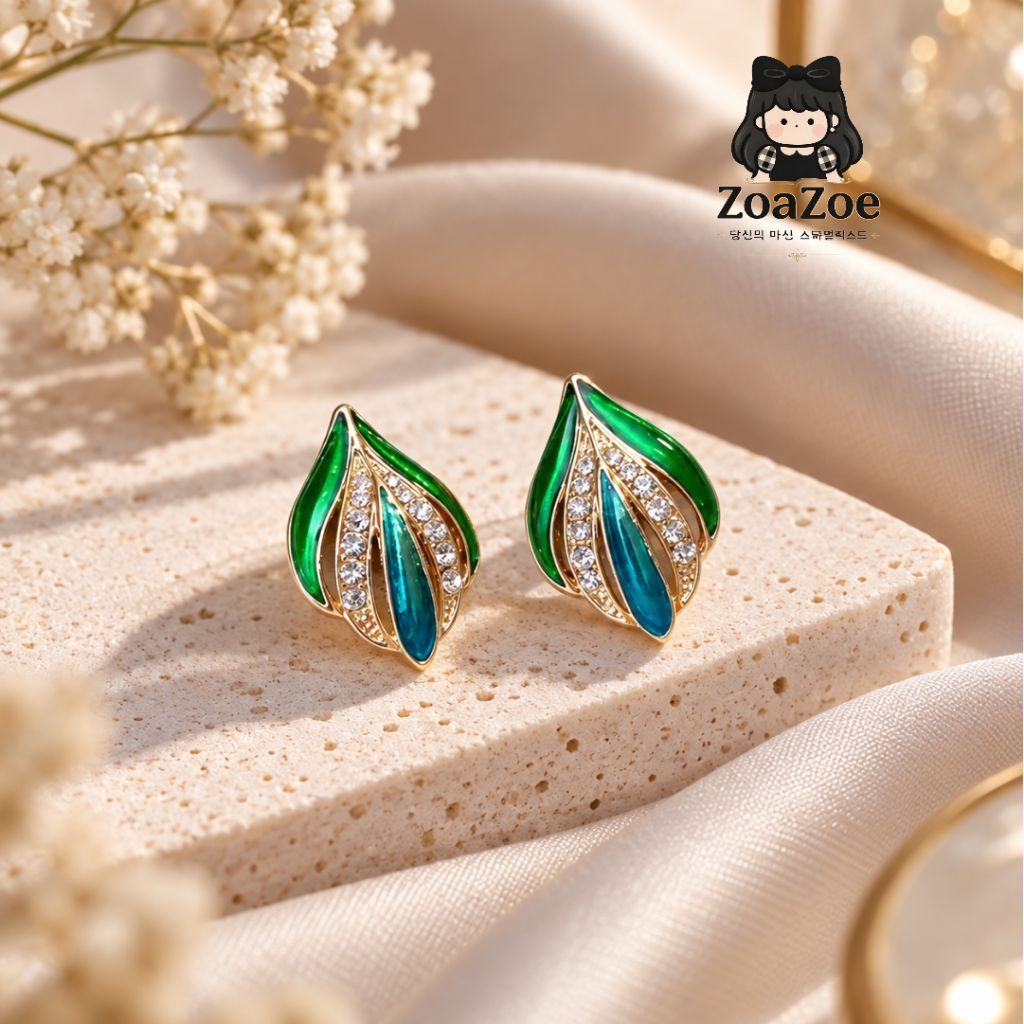 ZoaZoe.id | ANTING - Yasmine Earrings ZOE04 / Anting Korea / Anting Fashion / Anting Pesta