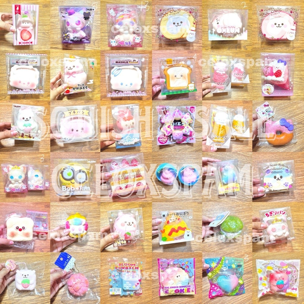 SALE SQUISHY (IBLOOM, CDN, MIDO SQUISHY, LISA SQUISHY, SWEETBUNS) BATCH 2