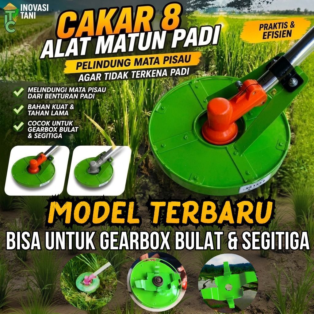 Cakar 8 Alat Matun Padi Modern Alat Penyiang Gulma