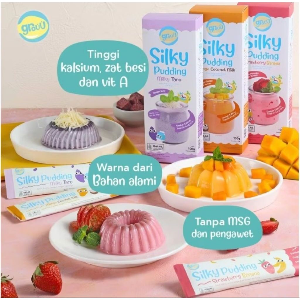 GROUU SILKY PUDDING|SILKY PUDDING 100GR