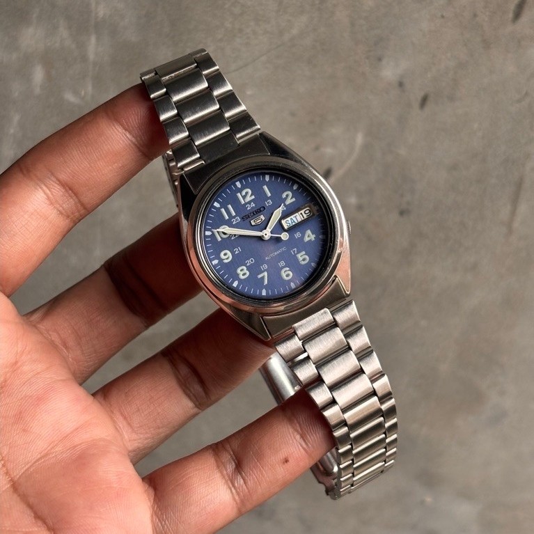Seiko 5 Military Blue