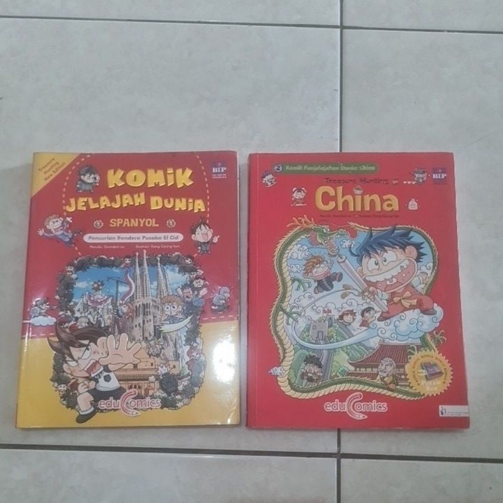 [Preloved] Komik Penjelajah Dunia Seri Spanyol dan China Buku Educomics
