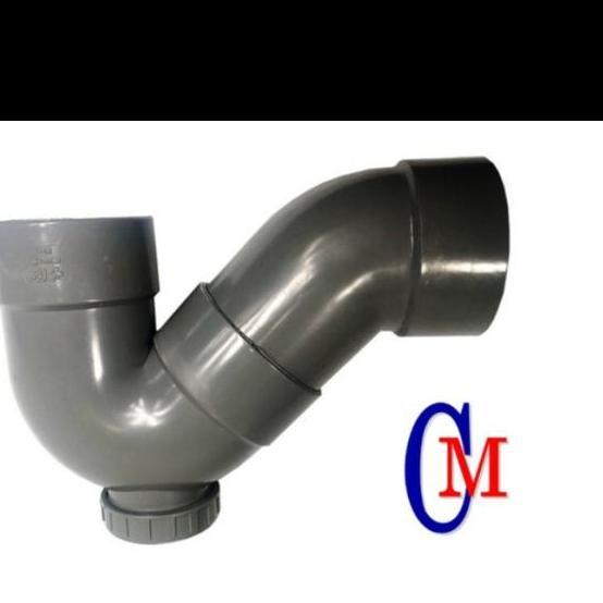 P-Trap 1 1/2" Inch Pvc Merk Cm Taiwan