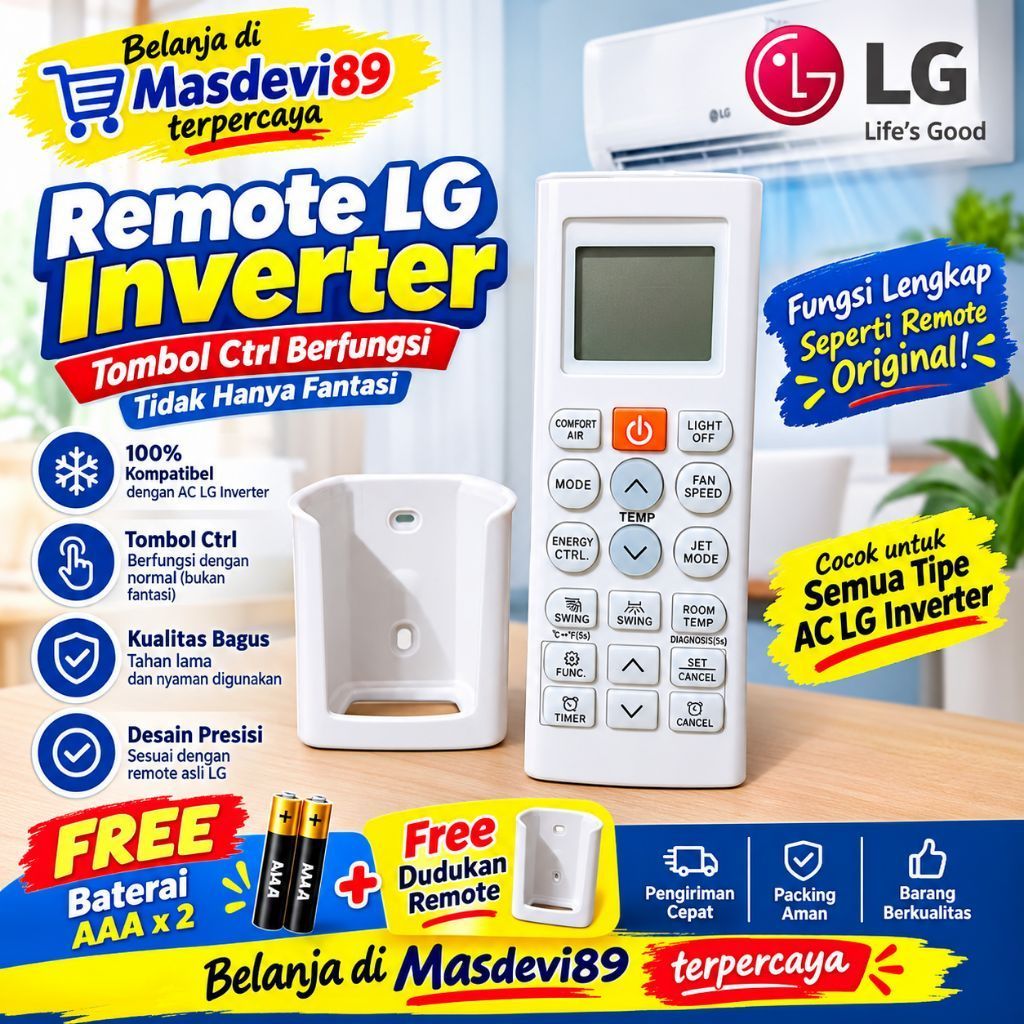 Remote AC LG inverter