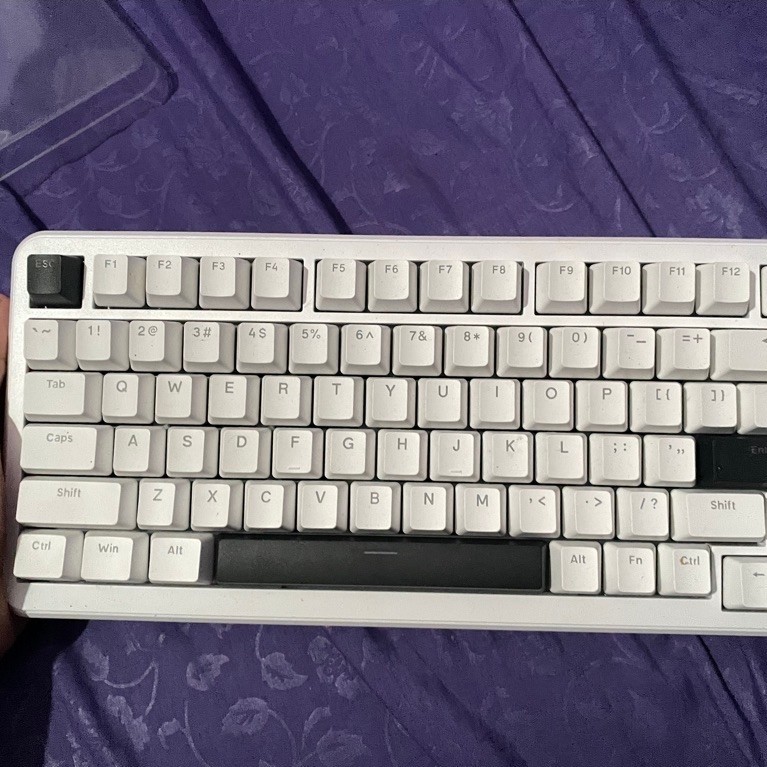 Keyboard Ajazz Ak820 V2 White second Baru Fullset