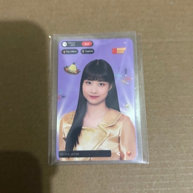 Photocard best Supporter idn jkt48 muthe official