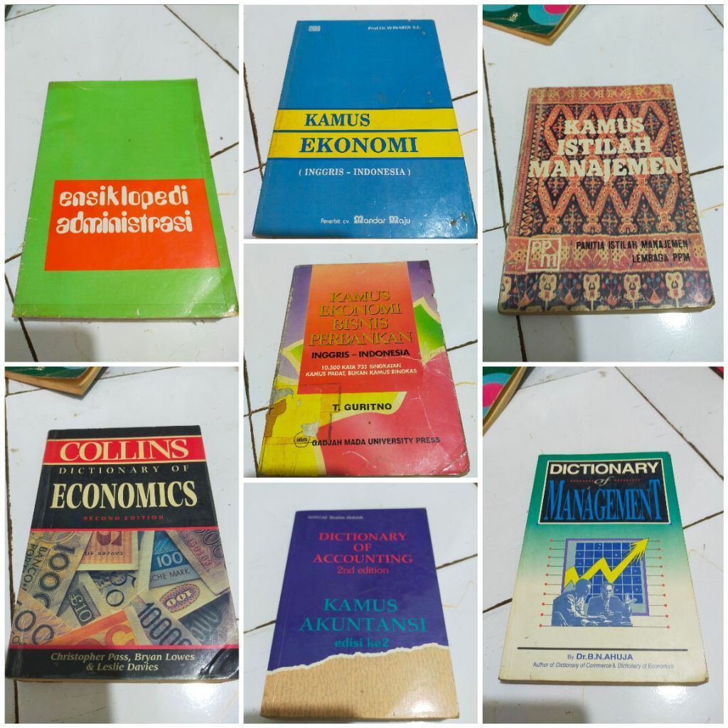 ORIGINAL DICTIONARY OF MANAGEMENT of accounting Kamus akuntansi / Kamus ekonomi bisnis perbankan/ Co