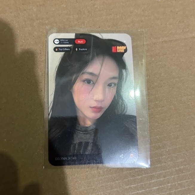 Photocard best supporter IDN live jkt48 official delynn