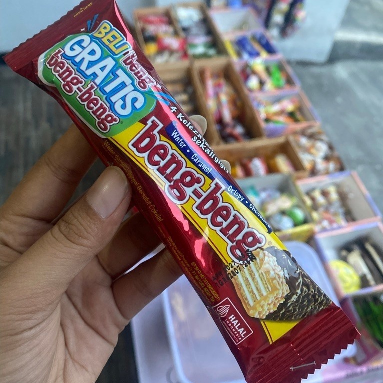 jajan snack box Beng Beng Wafer Coklat Karamel