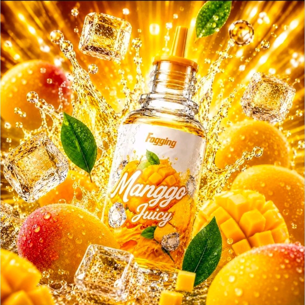 Liquid roko elektronik 30ml modest store rasa mangga ice kesegaran dingin dan rasa yang manis