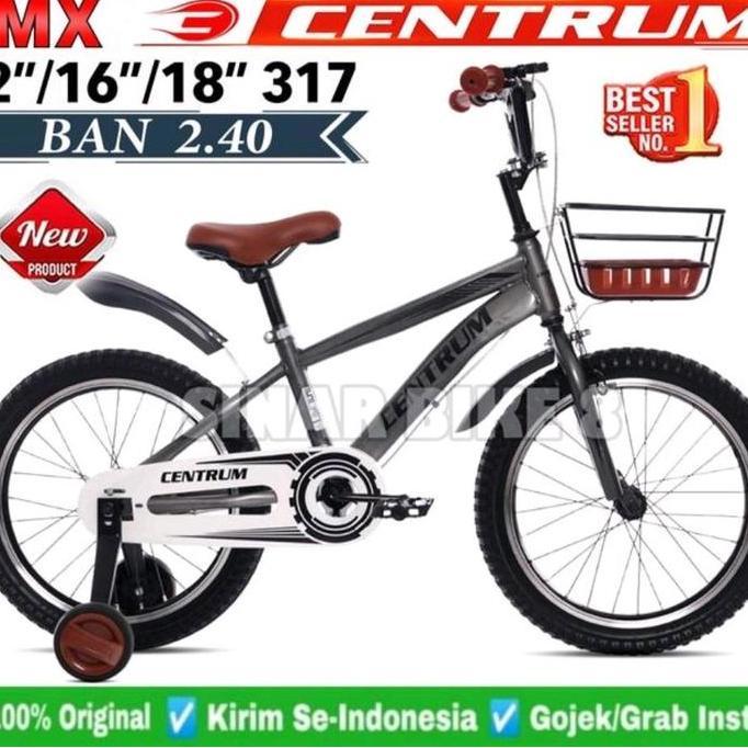 Promo Sepeda Anak BMX Centrum 16Inch 317 depan keranjang Diskon