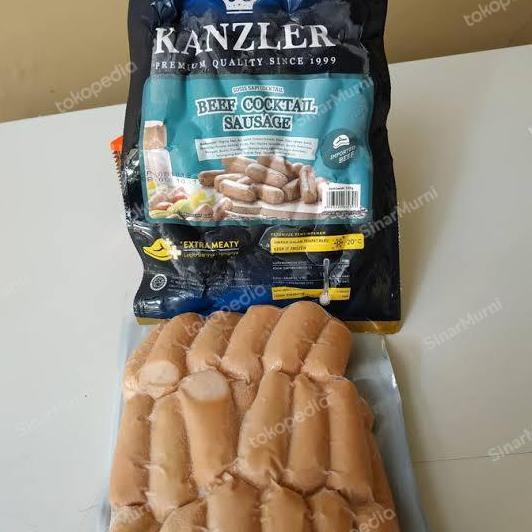 Food- Sosis Sapi Kanzler Sosis Kanzler Sosis Beef Cocktail Kanzler 250G