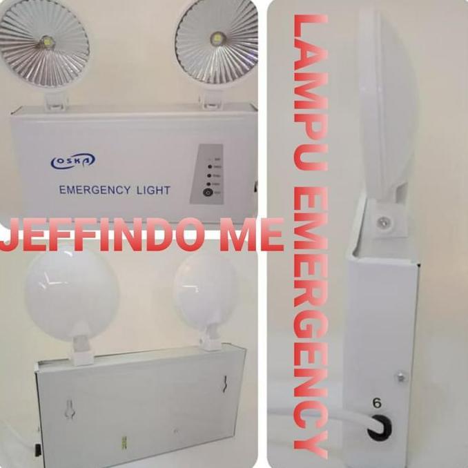PREMIUM Lampu darurat emergency light LED fire emergency automatic light
