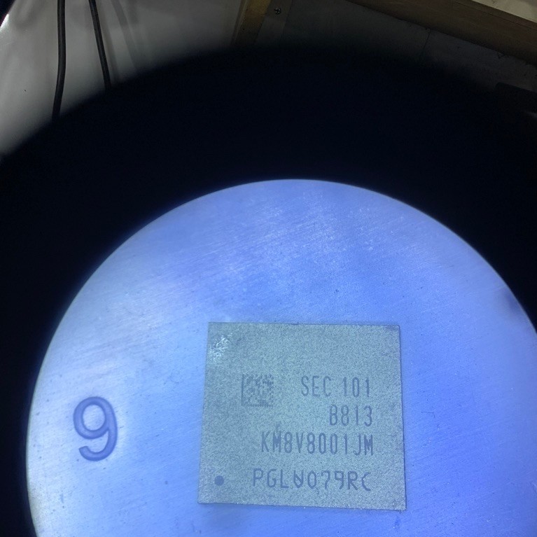 ic UFS 2.1 KM8V8001jm not clean