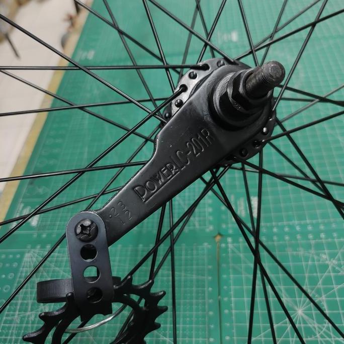 Velg 20 Torpedo 36 hole Hitam Dan Silver