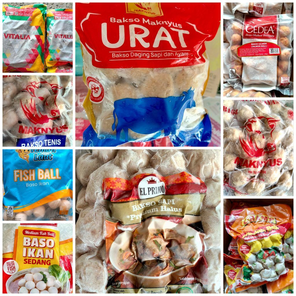 Bakso Sapi / bakso urat / bakso tenis / bakso halus / bakso jumbo / bakso Kamil / bakso vitalia / ba