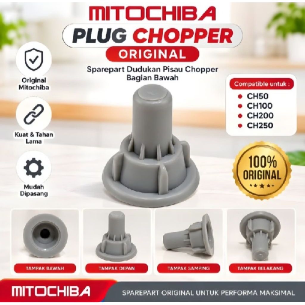 Plug / karet untuk Chopper Mitochiba CH 200 / CH 100