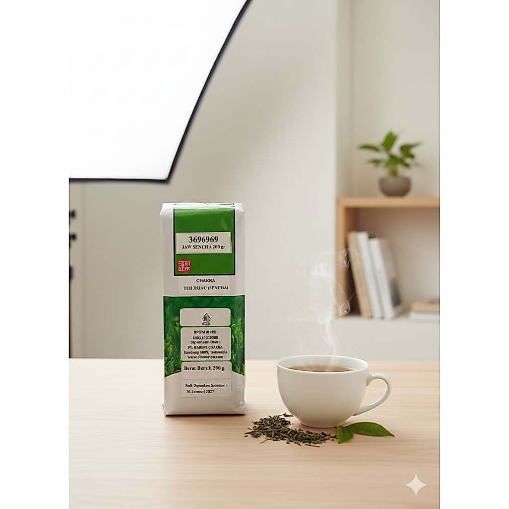 Chakra jaw sencha teh hijau 200gr