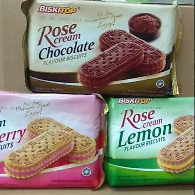 KUE ROSE CREAM 220G BISKITOP
