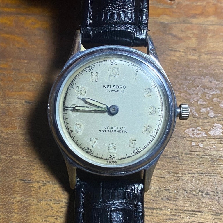 Jam Tangan Military Vintage Welsbro Swiss Made