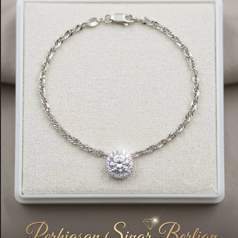 Gelang wanita dewasa perak 925