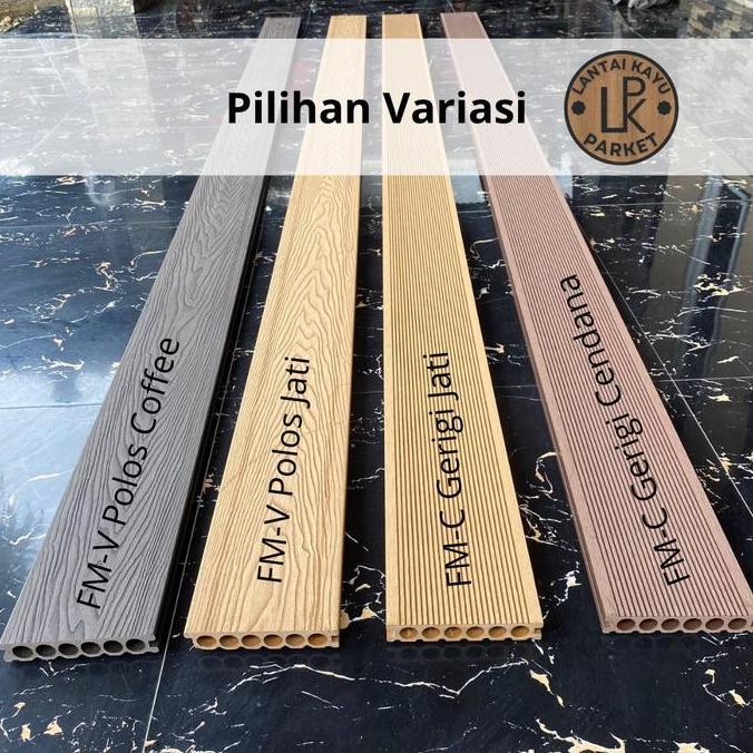 Lantai Decking Wpc Anti Uv - Decking Wpc Batangan Outdoor