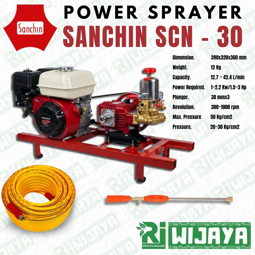 SANCHIN 30 / MESIN HONDA GP / DOSMER SANCHIN / SPRAYER SANCHIN / POWER SPRAYER SANCHIN 30